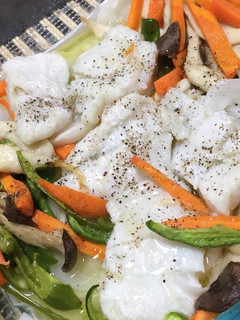 さっぱり白身魚のぎゅうぎゅう焼き-レシピのメイン写真