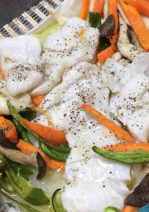 さっぱり白身魚のぎゅうぎゅう焼き-レシピのメイン写真
