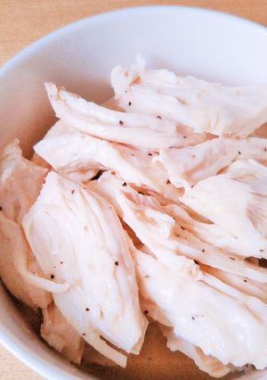 鶏むね肉のサッパリ☆にんにく塩レモン味-レシピのメイン写真