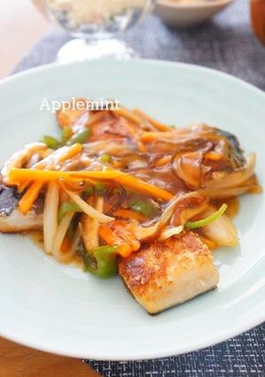焼き鯖の野菜たっぷり甘酢あんかけ-レシピのメイン写真