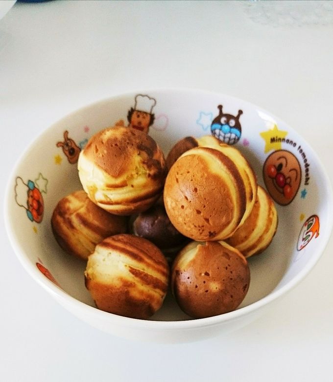 たこ焼き器でベビーカステラ風 by ハートケーキ 【クックパッド】 簡単