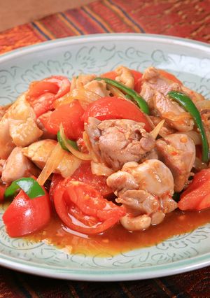タイ風鶏肉の炒め物-レシピのメイン写真