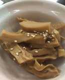 干し筍の油炒め(高知県旧吾北村の郷土食)