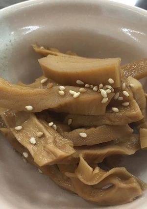 干し筍の油炒め(高知県旧吾北村の郷土食)-レシピのメイン写真