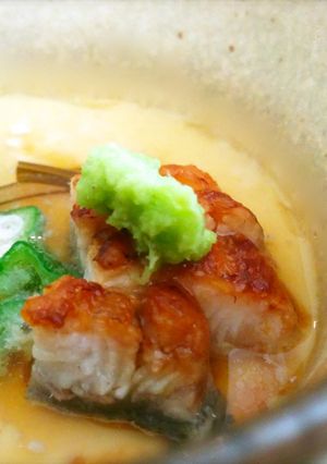 たまには蒸し器で！豆乳でコク出汁茶碗蒸し-レシピのメイン写真