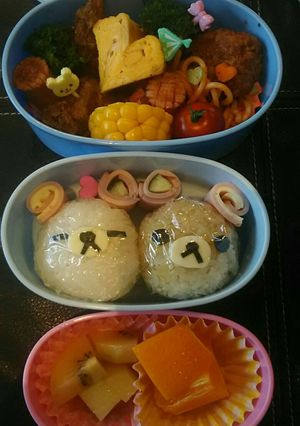 リラックマラップおにぎり-レシピのメイン写真