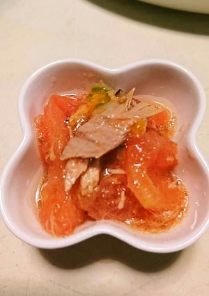 トマトとツナのドレッシング和え-レシピのメイン写真