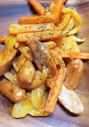 朝食やお弁当に！野菜の簡単オーロラ炒め-レシピのメイン写真