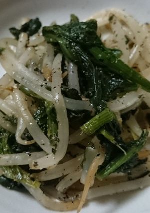 ほうれん草ともやしのオイゴマ和え-レシピのメイン写真