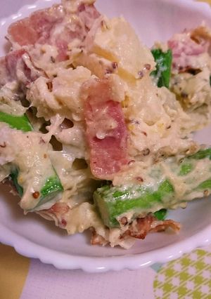 アスパラベーコンのポテトサラダ-レシピのメイン写真