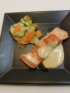 サーモンムニエル マヨソースで-レシピのメイン写真