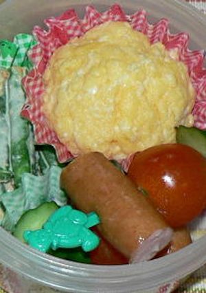 お弁当の一品に「手まり玉子」-レシピのメイン写真