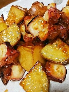 じゃがいもとタコの甘辛煮-レシピのメイン写真