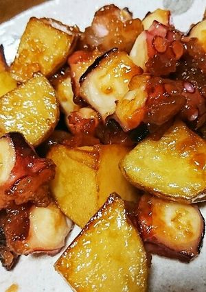 じゃがいもとタコの甘辛煮-レシピのメイン写真