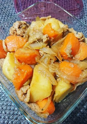 こってり照り照り豚肉じゃが-レシピのメイン写真