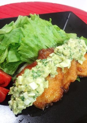 アボカドのタルタルde揚げない鶏南蛮-レシピのメイン写真