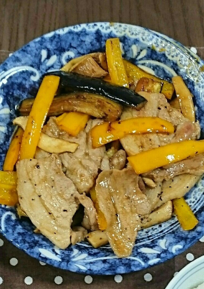 豚バラと野菜の黒胡椒オイスターソース炒め-レシピのメイン写真