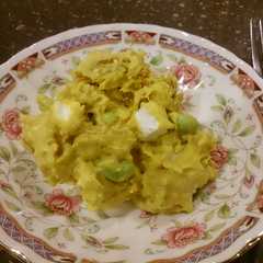 รูปของ かぼちゃサラダ with Beans！