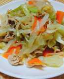 【龍愛】シンプル豚肉で☆肉野菜炒め