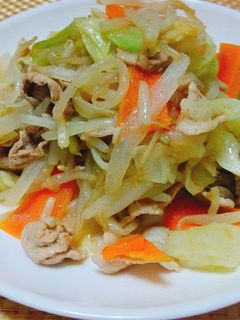 【龍愛】シンプル豚肉で☆肉野菜炒め-レシピのメイン写真
