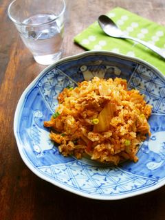 豚マヨキムチチャーハン-レシピのメイン写真