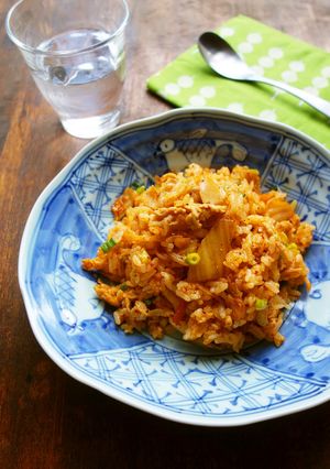 豚マヨキムチチャーハン-レシピのメイン写真