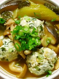 簡単!甘酢たれで*ニラとネギの鶏団子♪-レシピのメイン写真