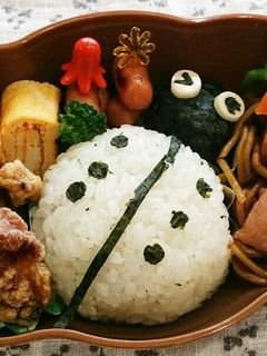 てんとう虫*弁当*幼稚園-レシピのメイン写真