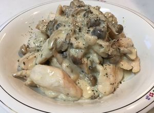 鶏むね肉のストロガノフ♪サワークリームで-レシピのメイン写真