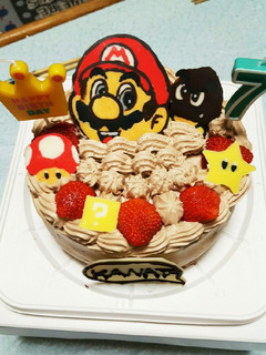 マリオバースデーケーキ-レシピのメイン写真