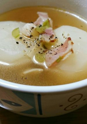 小かぶ♡のまるごとスープ(o^—^o)-レシピのメイン写真
