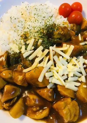 メイプルシロップの甘口チキンチーズカレー-レシピのメイン写真