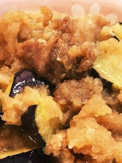 豚こまとナスの☆みぞれ煮-レシピのメイン写真