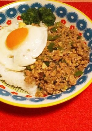 もりもり、ガパオライス-レシピのメイン写真