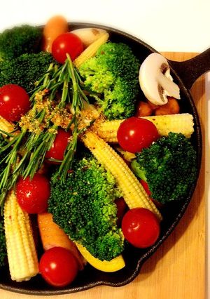 スキレットでグリル野菜-レシピのメイン写真