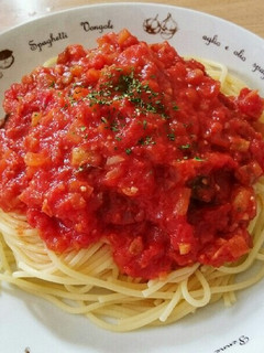 トマトの冷製パスタ♡-レシピのメイン写真
