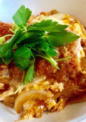 蕎麦屋さん風カツ丼-レシピのメイン写真