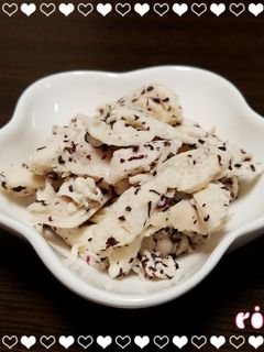 ササミのゆかり和え(お弁当、小鉢用に)-レシピのメイン写真
