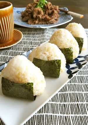 絶品☆牛しぐれの塩むすび-レシピのメイン写真