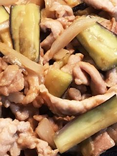 豚こまとナスの☆しょうが焼き☆お弁当にも-レシピのメイン写真