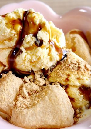 桔梗信玄餅の塩バニラアイスクリーム-レシピのメイン写真