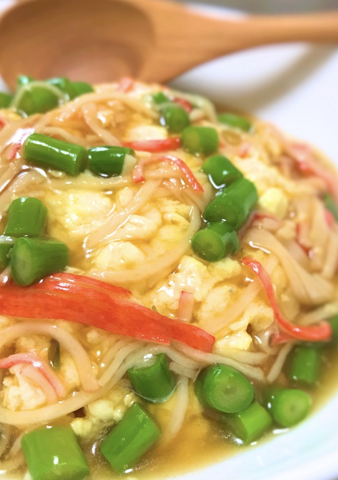 たまごと豆腐の和風あんかけごはん-レシピのメイン写真