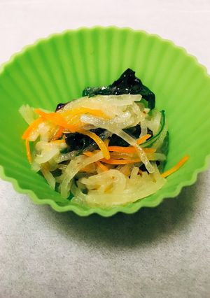 ラップで包んでレンジで20秒 ナムル風-レシピのメイン写真