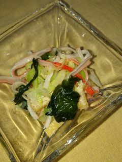 キャベツの酢の物!懐かしい味ですっ!-レシピのメイン写真