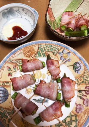 アスパラベーコン(レンチン♪)-レシピのメイン写真