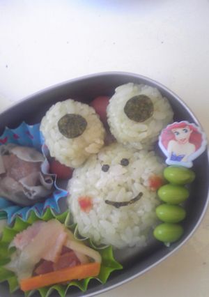 年中■お弁当(カエル)-レシピのメイン写真