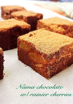 チェリー入り 生チョコ-レシピのメイン写真