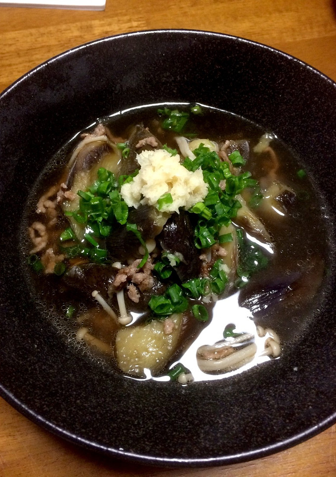 ナスとひき肉の簡単煮浸し-レシピのメイン写真