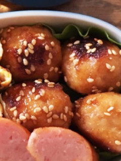 肉団子のごま照り焼き-レシピのメイン写真