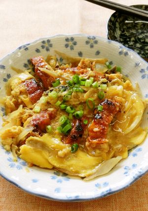うなぎとごぼうの卵とじ-レシピのメイン写真